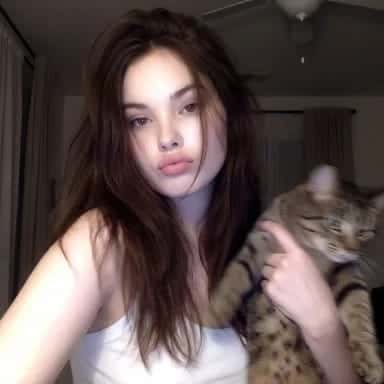 Low-Fi Candid Night Snapshot with Cat preview