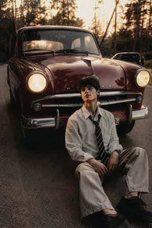 Vintage Cinematic Car Portrait preview