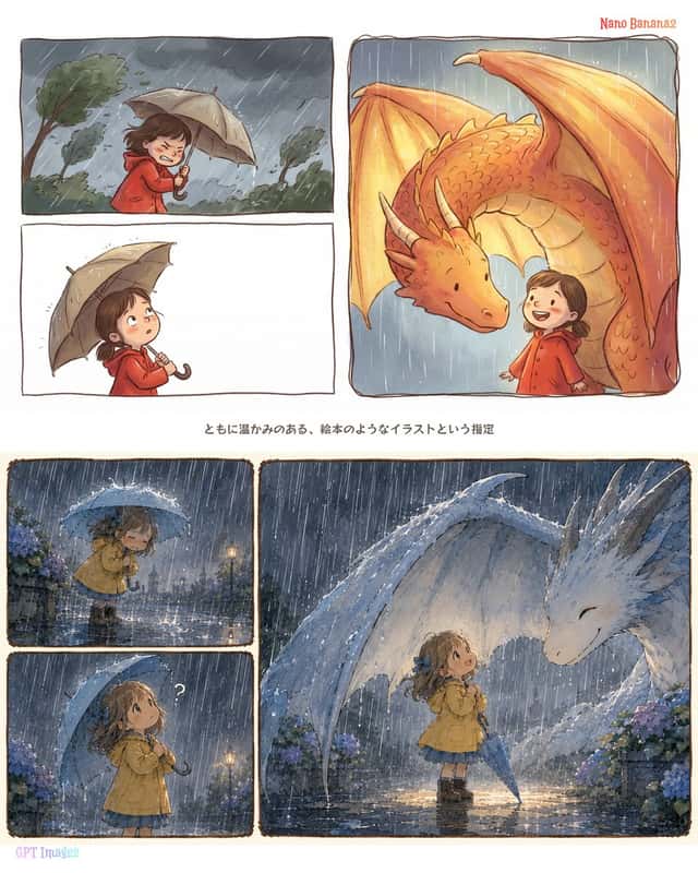 Rainy Dragon Comparison Sheet preview