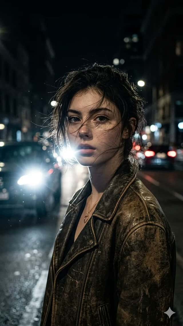Cinematic Urban Night Portrait preview