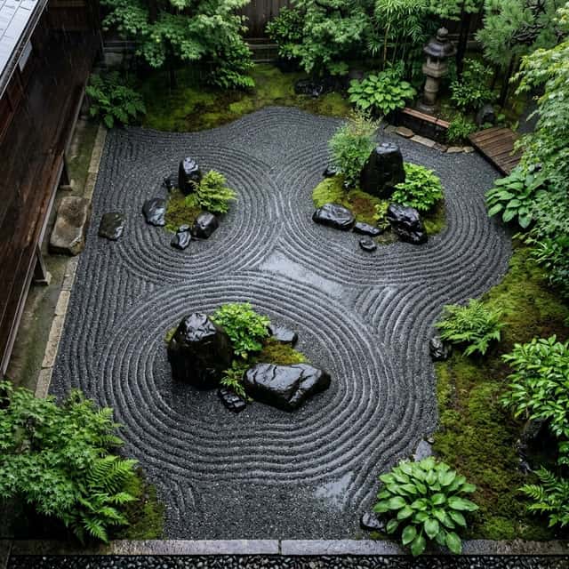 Realistic Zen Garden Landscape preview