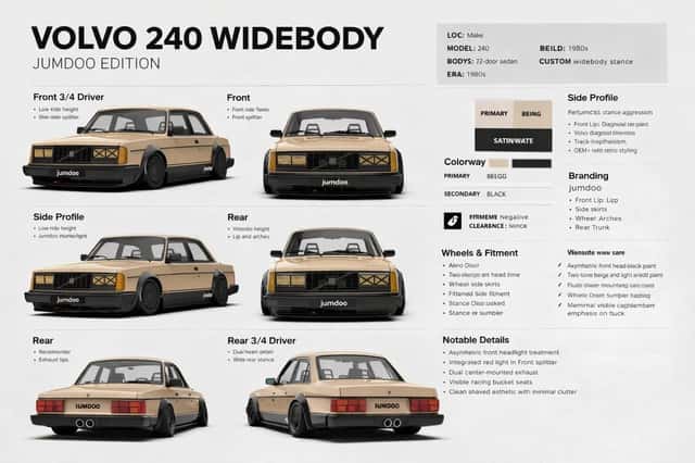 Widebody Volvo 240 Spec Board preview