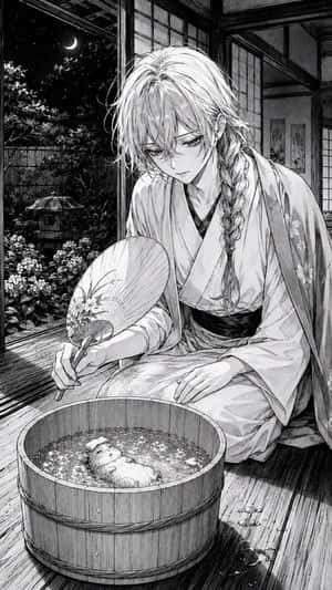 Moonlit Hamster Ice Bath Manga preview