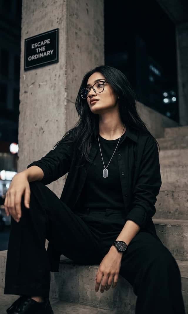 Cinematic Urban Night Portrait preview