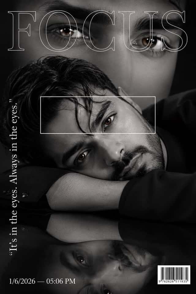 Luxury Fashion Magazine Cover Portrait preview