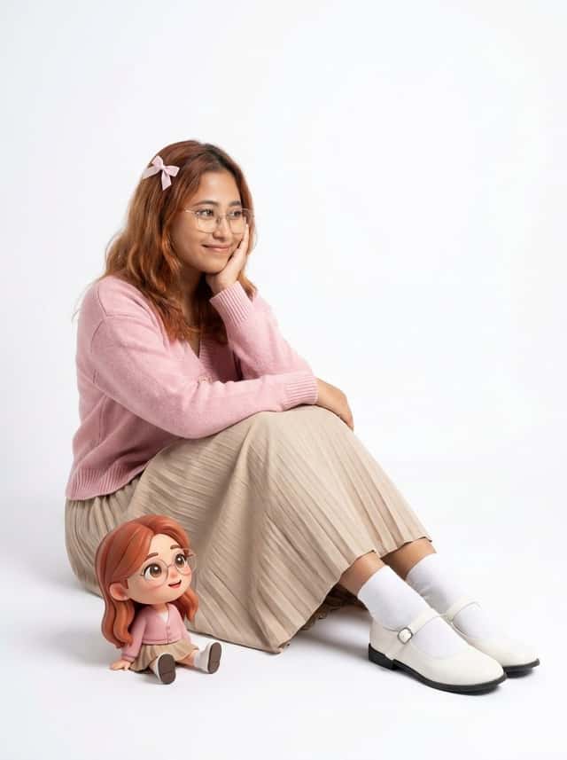 Interactive Subject and Chibi Doll Portrait preview