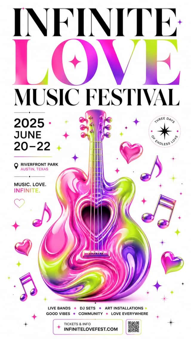Gradient Music Festival Poster preview