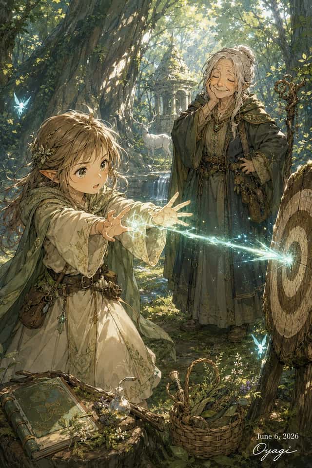 Magic Girl and Grandmother Mentor preview