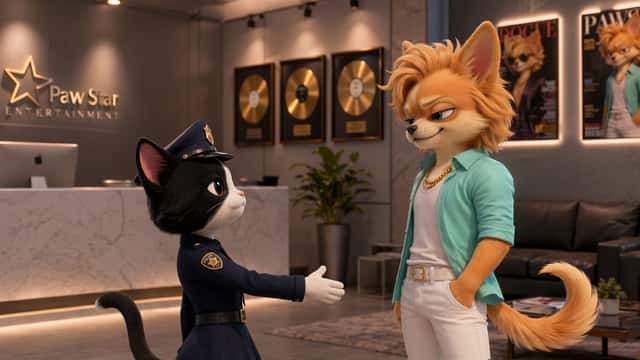 3D Animated Animal Office Encounter preview
