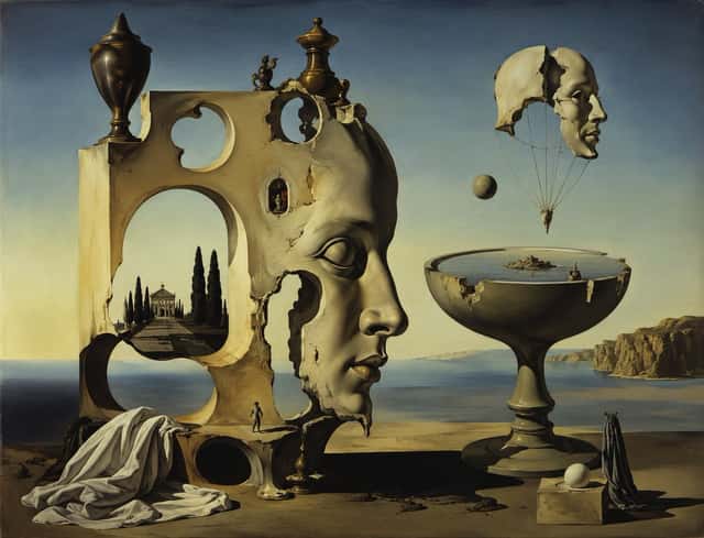 Dalí-Style Surreal Coastal Transformation preview
