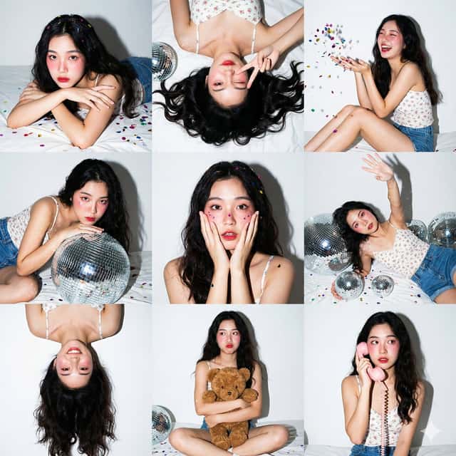 3x3 Photo Collage / 9-Panel Grid preview