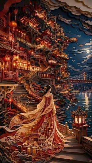 Oriental Papercut Art of Hongya Cave preview