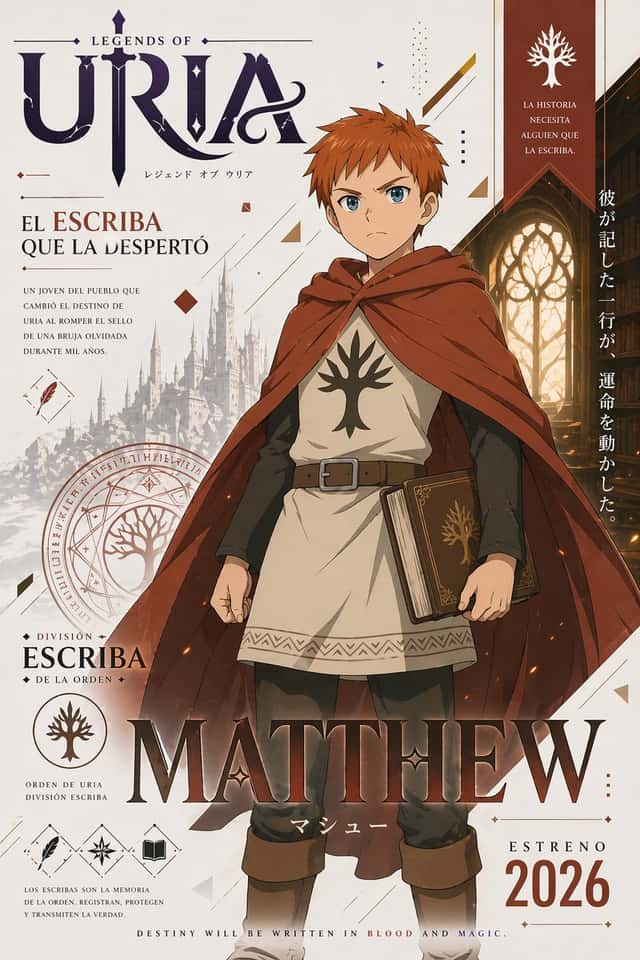 Fantasy Anime Character Poster preview