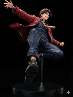 Dynamic Anime Hero Figure Render preview