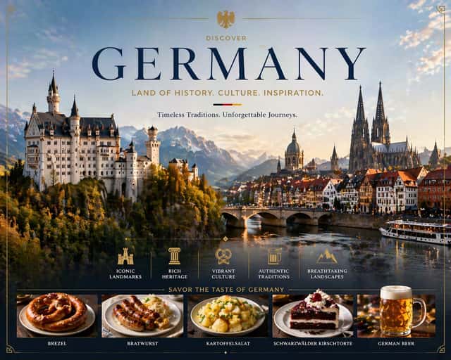 Luxury Germany Travel Poster preview