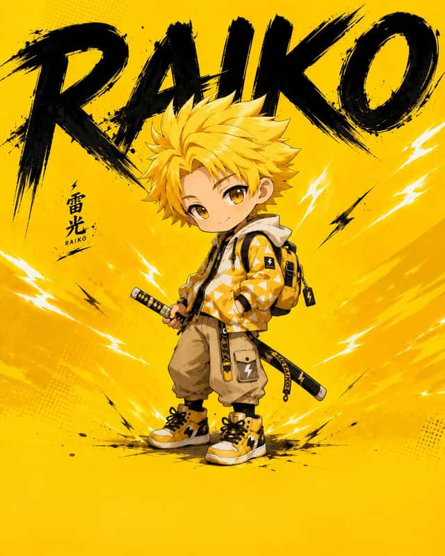 Chibi Anime Poster Illustration preview