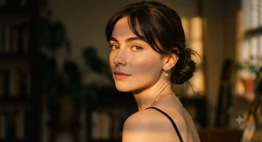 Cinematic Golden Hour Close-up Portrait preview