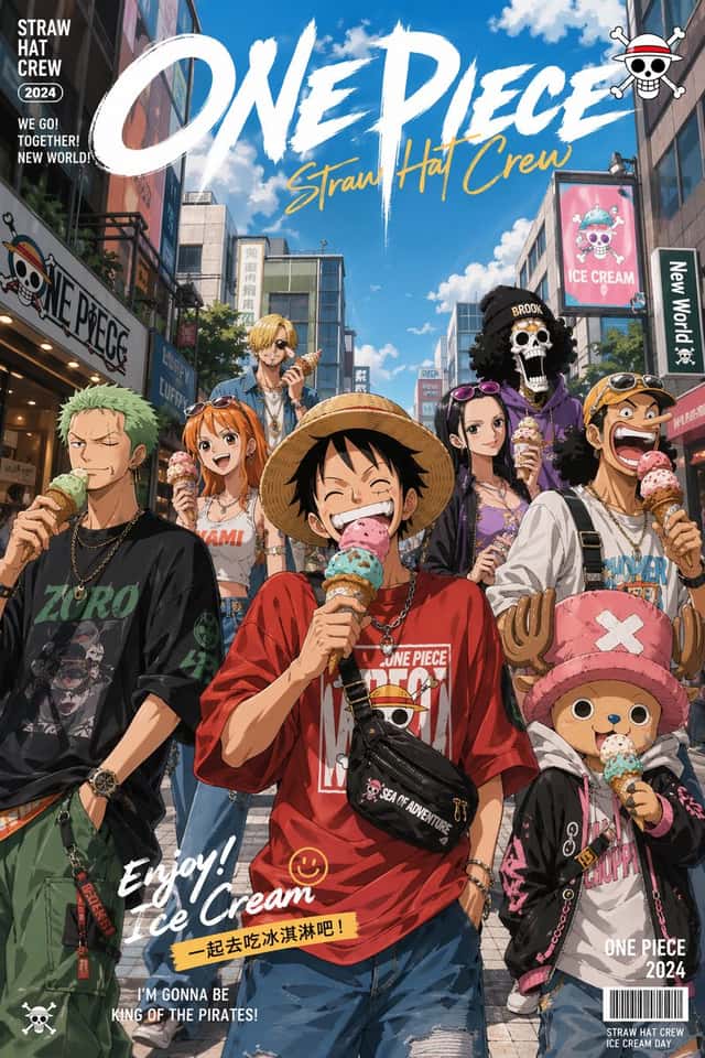 Anime Summer Street Poster preview