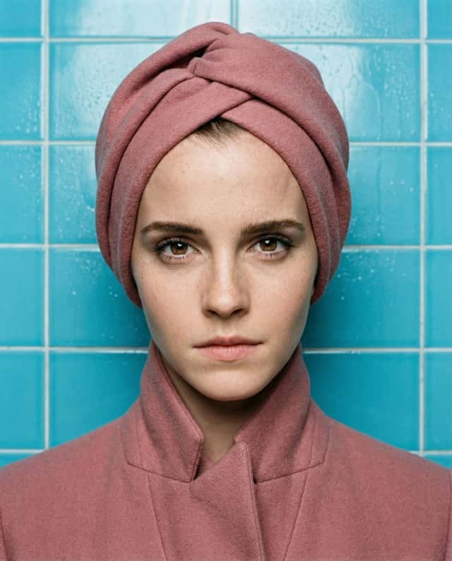 High-Concept Editorial Portrait in Dusty Rose preview