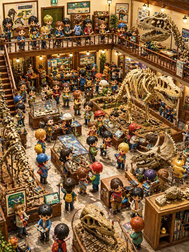 Chibi Dinosaur Museum Diorama preview