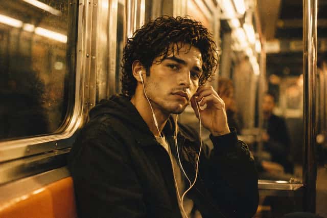 Nostalgic 90s Subway Film Portrait preview