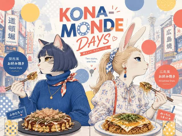 Kona-Monde Okonomiyaki Ladies Poster preview