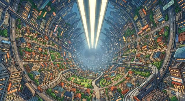 Enclosed O'Neill Cylinder City preview