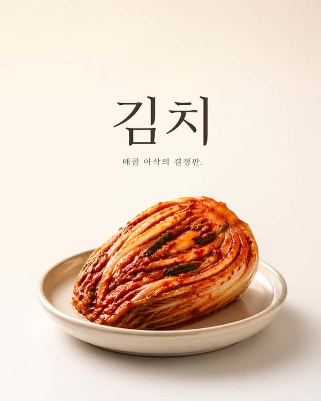 Minimalist Kimchi Ad Poster preview