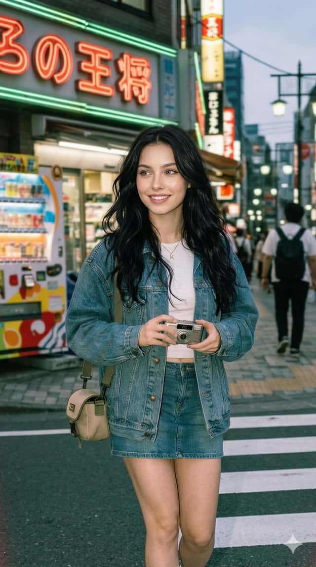 90s Nostalgic Tokyo Street Portrait preview