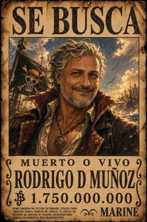 One Piece Pirate Wanted Poster preview