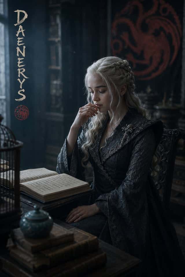 Cinematic Daenerys Study Portrait preview