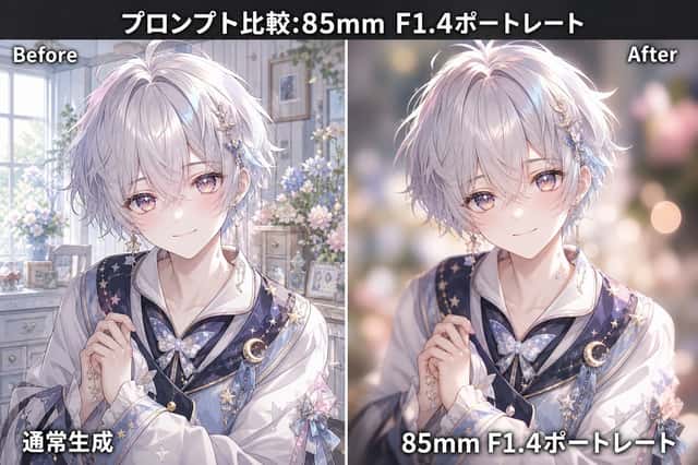 85mm F1.4 Anime Portrait Comparison preview