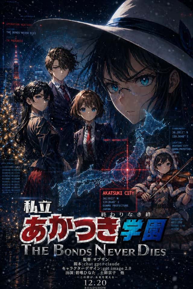 Anime Suspense Movie Poster preview