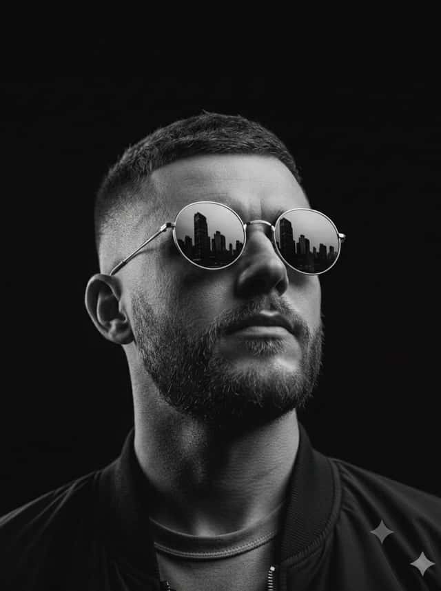 Black and White Studio Portrait preview