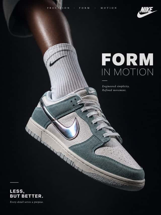 Luxury Minimalist Footwear Ad preview