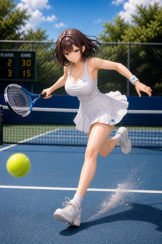 Anime Tennis Diorama Figure preview
