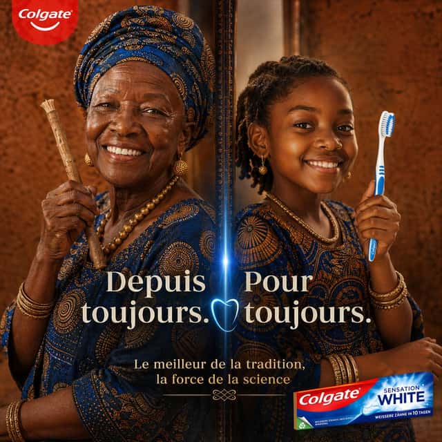 Tradition and Modernity Toothpaste Ad preview