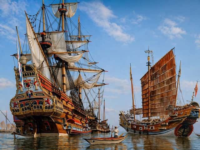 Historic Galleon and Chinese Junk preview
