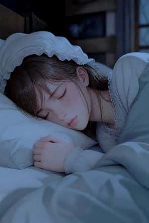 Sleeping Woman in Nightcap preview