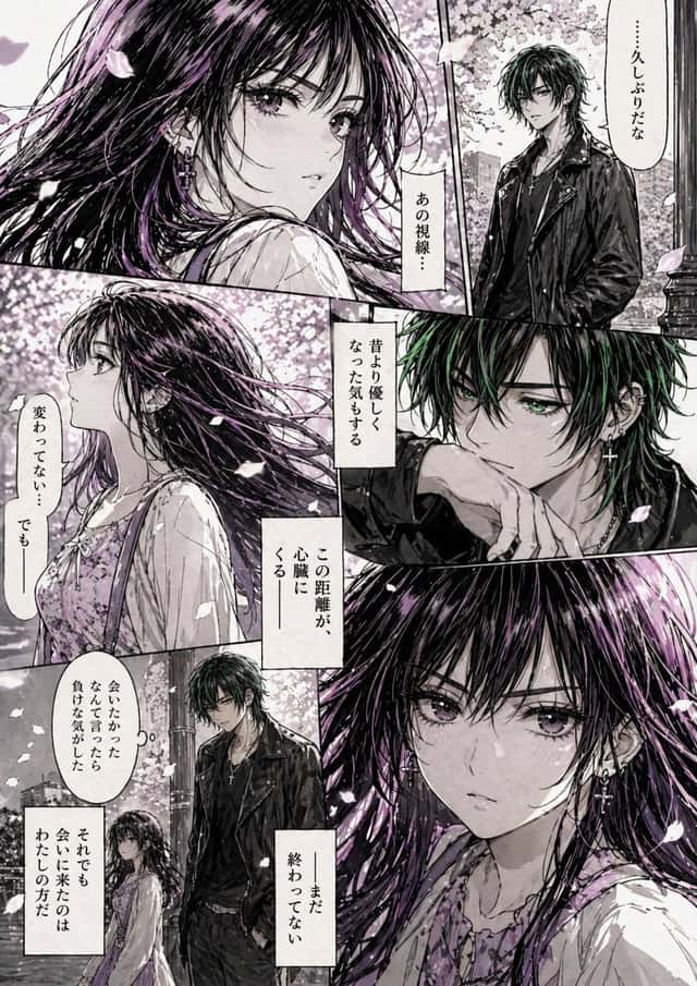 Hard-Boiled Sakura Reunion Manga Page preview