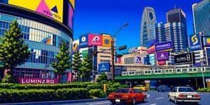 1980s Shinjuku Retro Cityscape preview