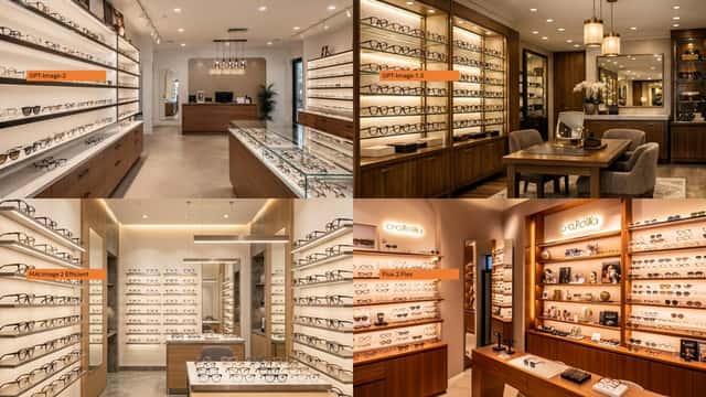 AI Model Eyewear Store Comparison preview