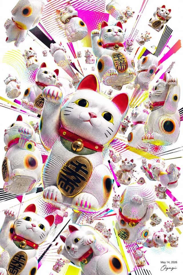 Pop Art Maneki-Neko Explosion preview