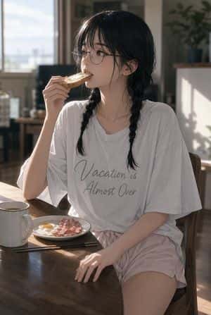 Sunlit Breakfast Anime Portrait preview