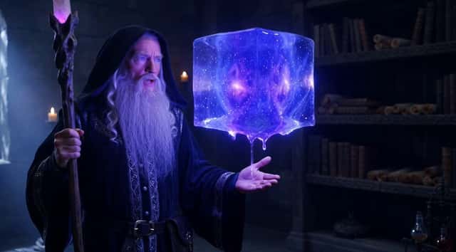 Levitating Gooey Cube Prompt preview