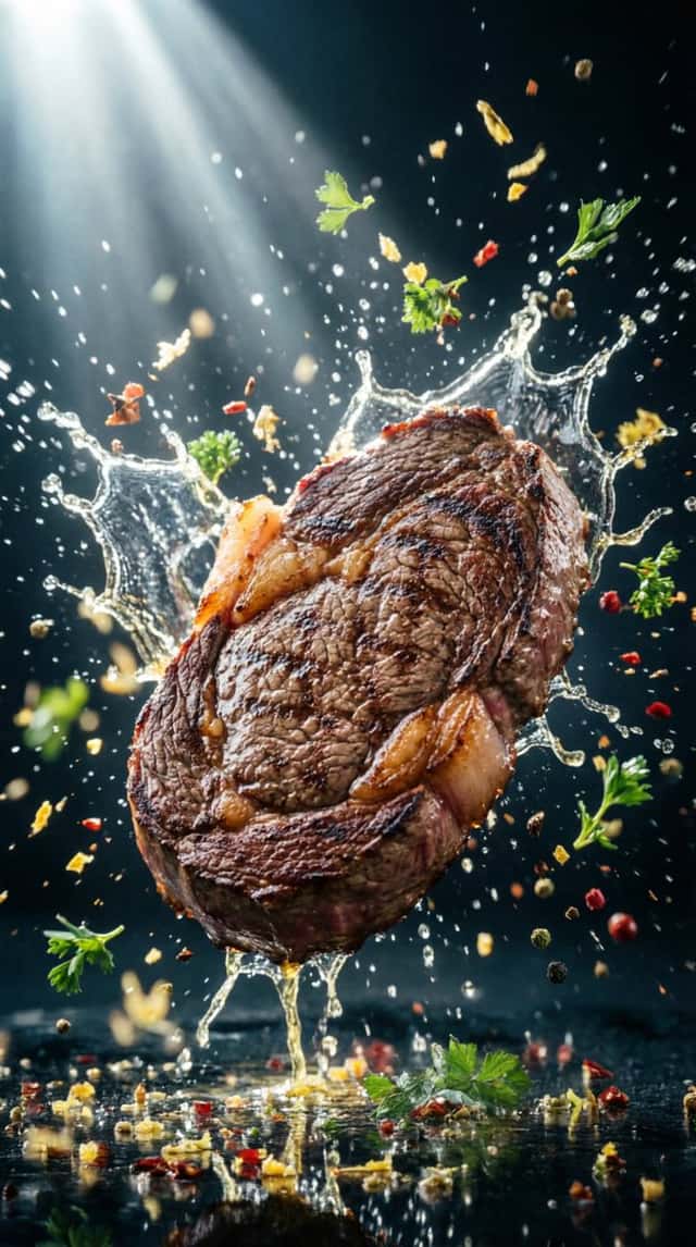Hyper-Realistic Food Splash Photography preview