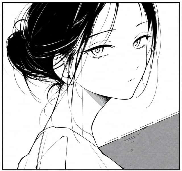 Monochrome Manga Woman Portrait preview