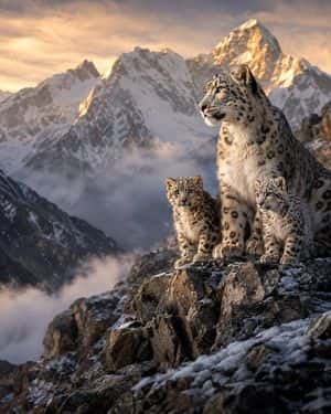 Snow Leopards in Himalayan Mountains preview