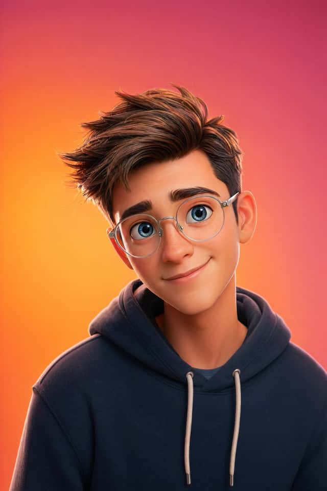 Pixar Style 3D Character Portrait preview