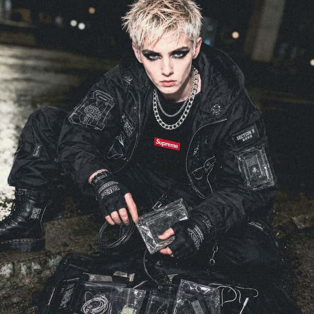 Cyberpunk Section 9 Streetwear Editorial preview